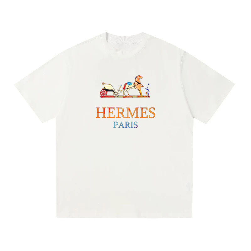 HERMES Kaos Logo Seri Huruf, Unisex '"COD '"  HE - 23