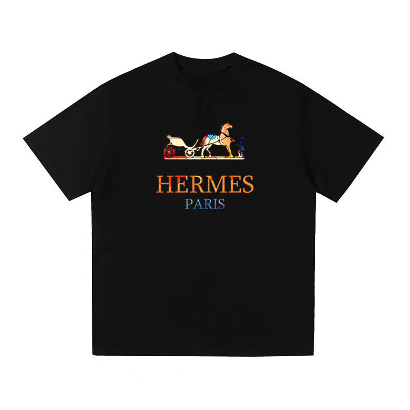 HERMES Kaos Logo Seri Huruf, Unisex '"COD '"  HE - 23