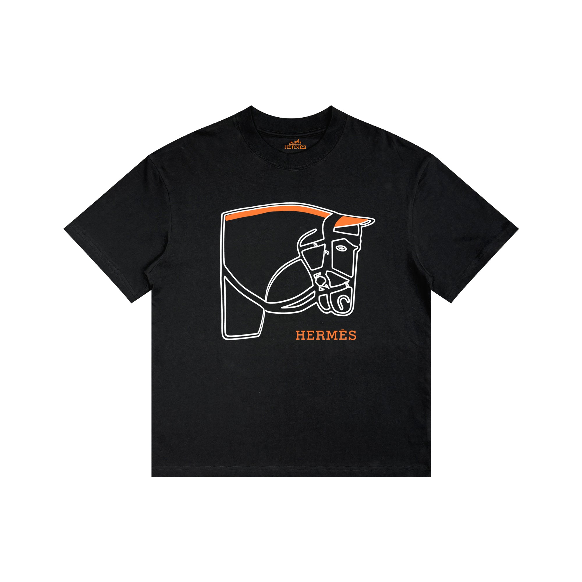 HERMES Kaos Logo Seri Huruf, Unisex '"COD '"  HE - 39