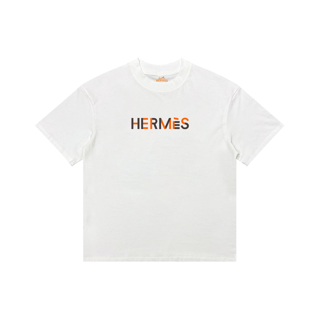 HERMES Kaos Logo Seri Huruf, Unisex '"COD '"  HE - 40