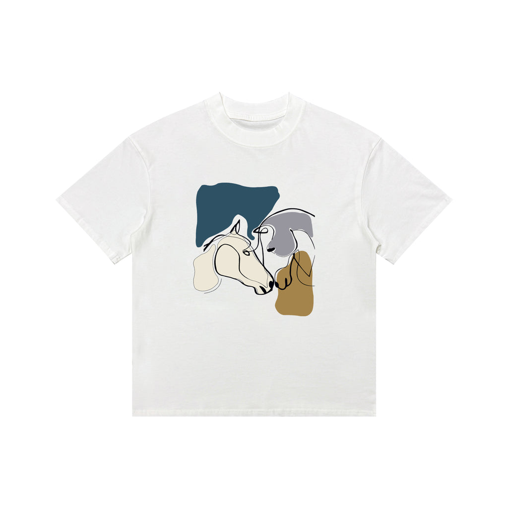 HERMES Kaos Logo Seri Huruf, Unisex '"COD '"  HE - 26