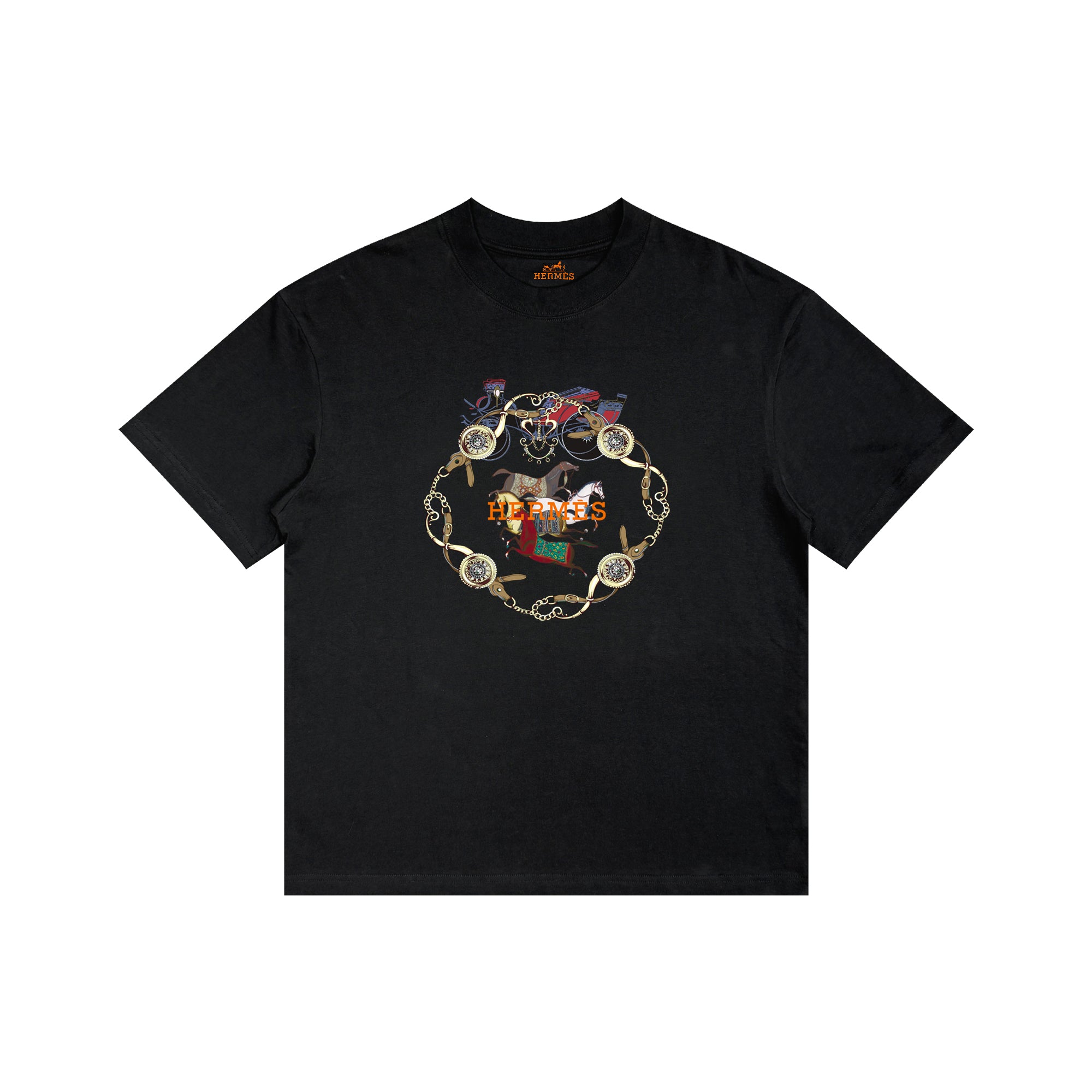 HERMES Kaos Logo Seri Huruf, Unisex '"COD '"  HE - 41