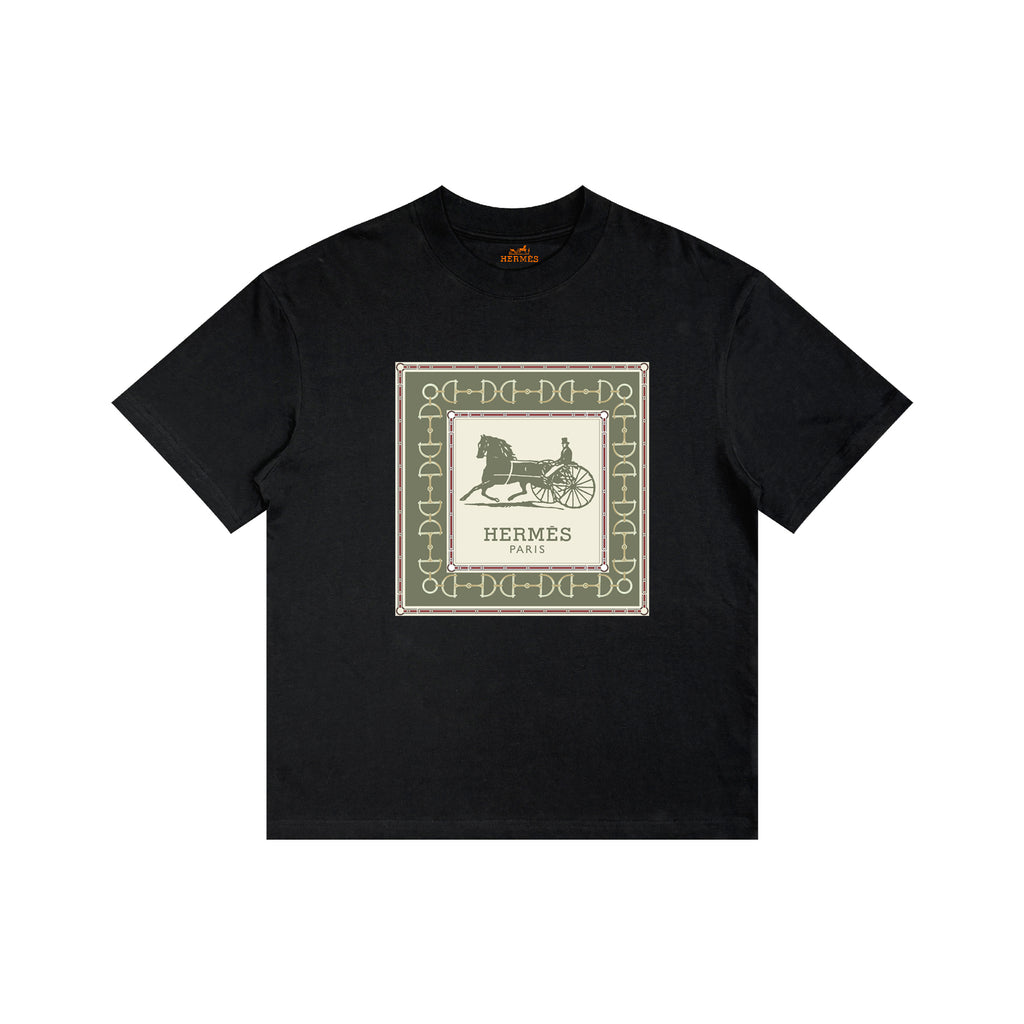 HERMES Kaos Logo Seri Huruf, Unisex '"COD '"  HE - 42