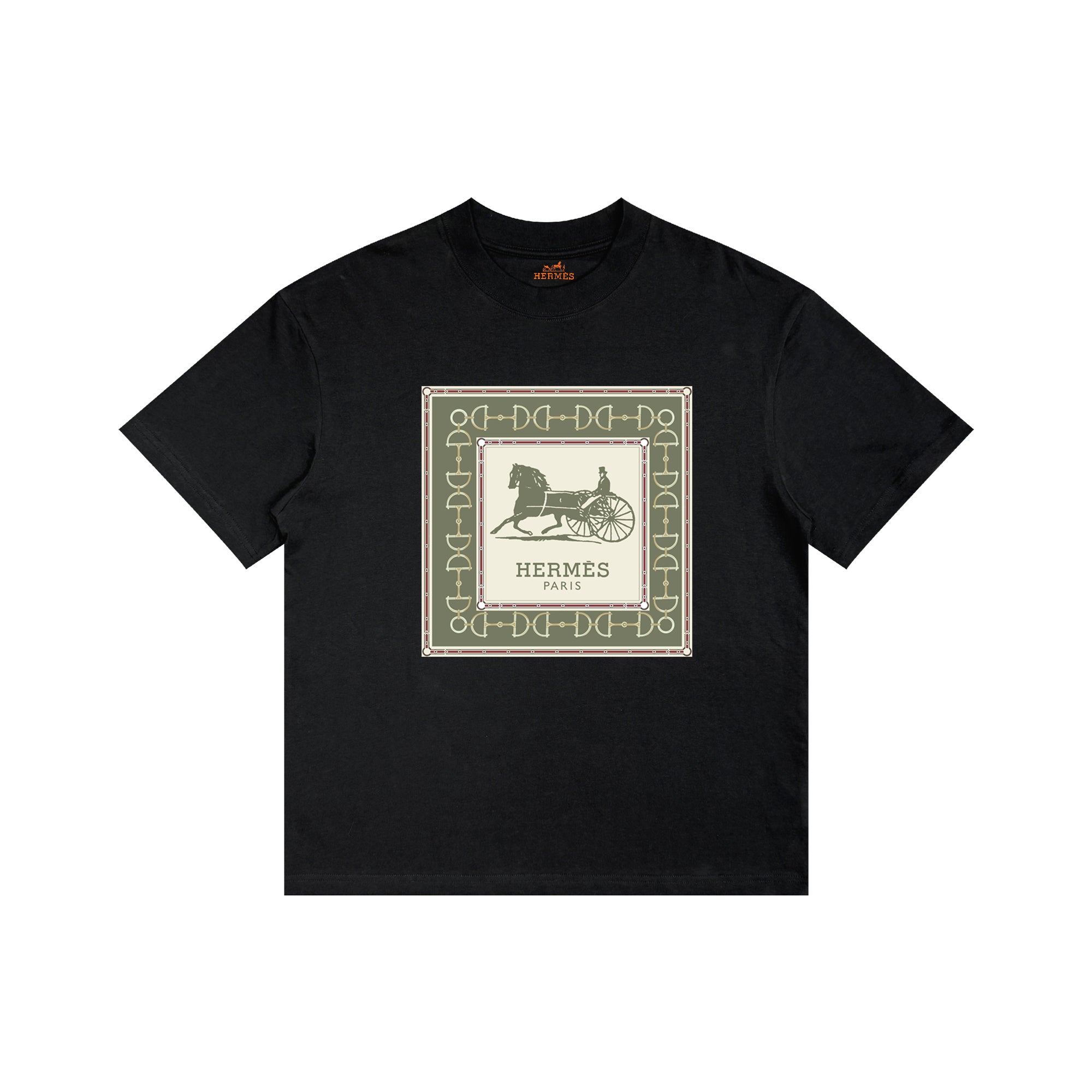 HERMES Kaos Logo Seri Huruf, Unisex '"COD '"  HE - 42