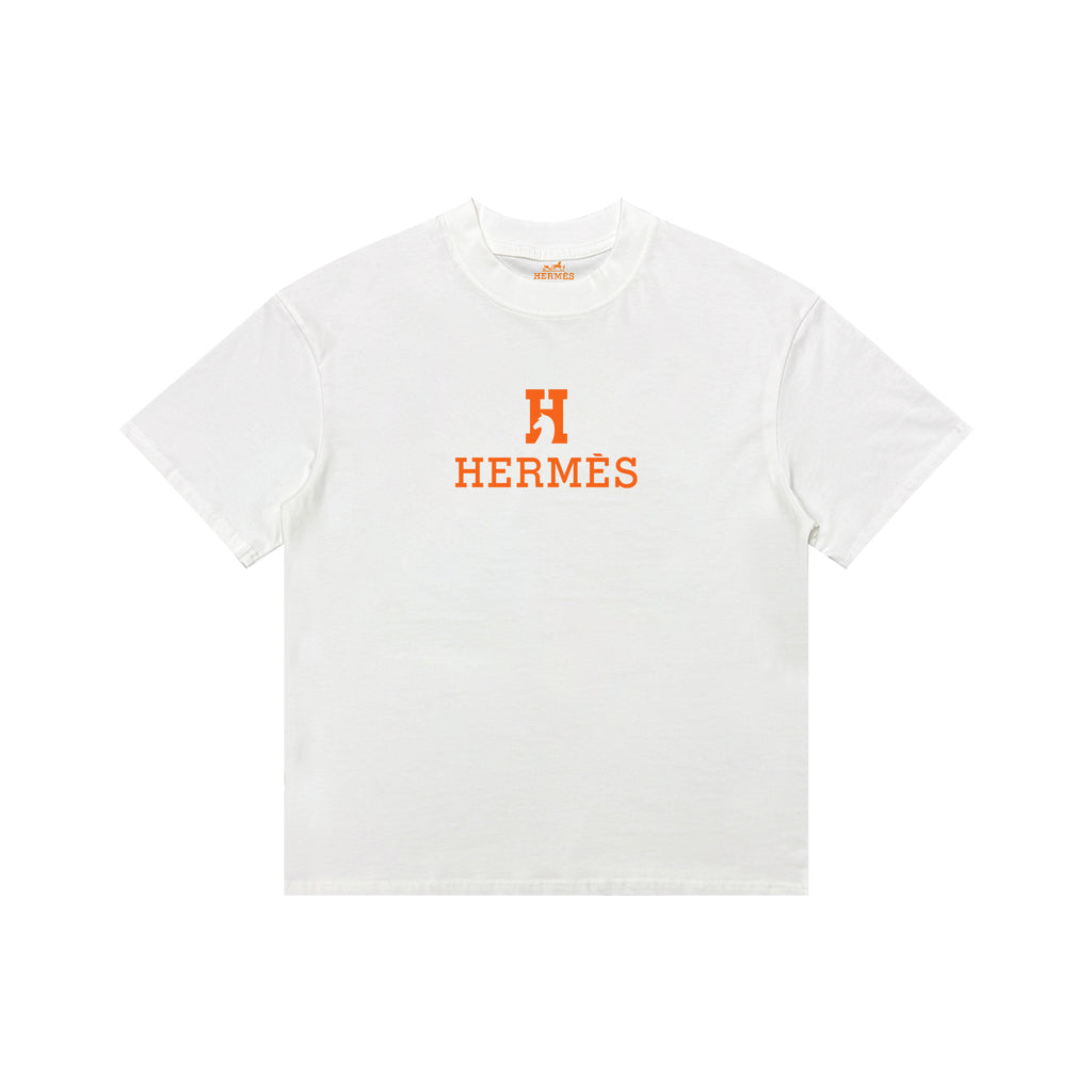 HERMES Kaos Logo Seri Huruf, Unisex '"COD '"  HE - 43