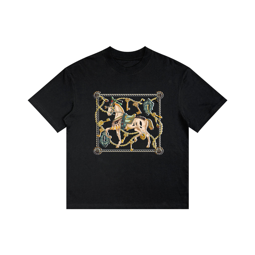 HERMES Kaos Logo Seri Huruf, Unisex '"COD '"  HE - 30