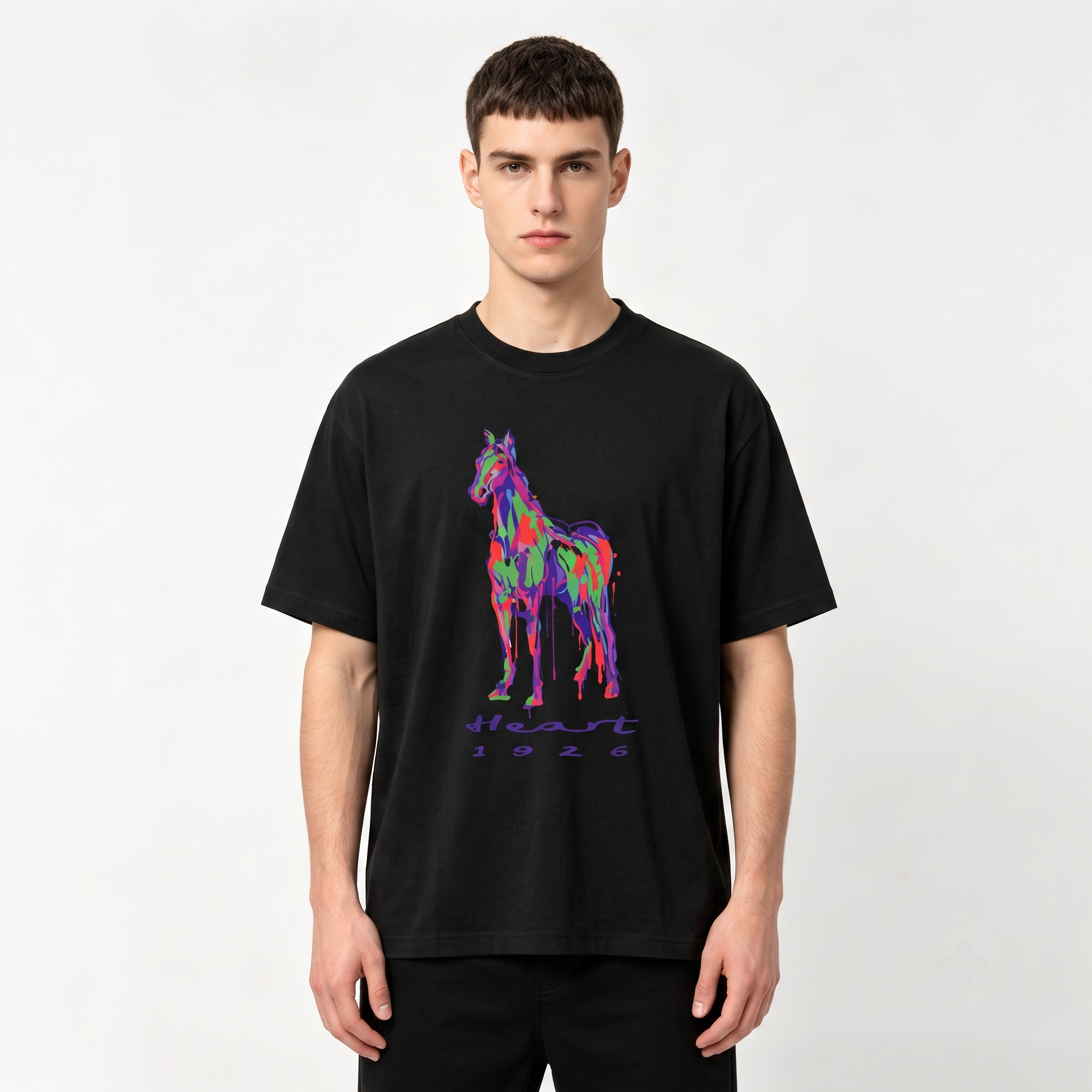 HERMES Kaos Logo Seri Huruf, Unisex '"COD '"  HE - 37