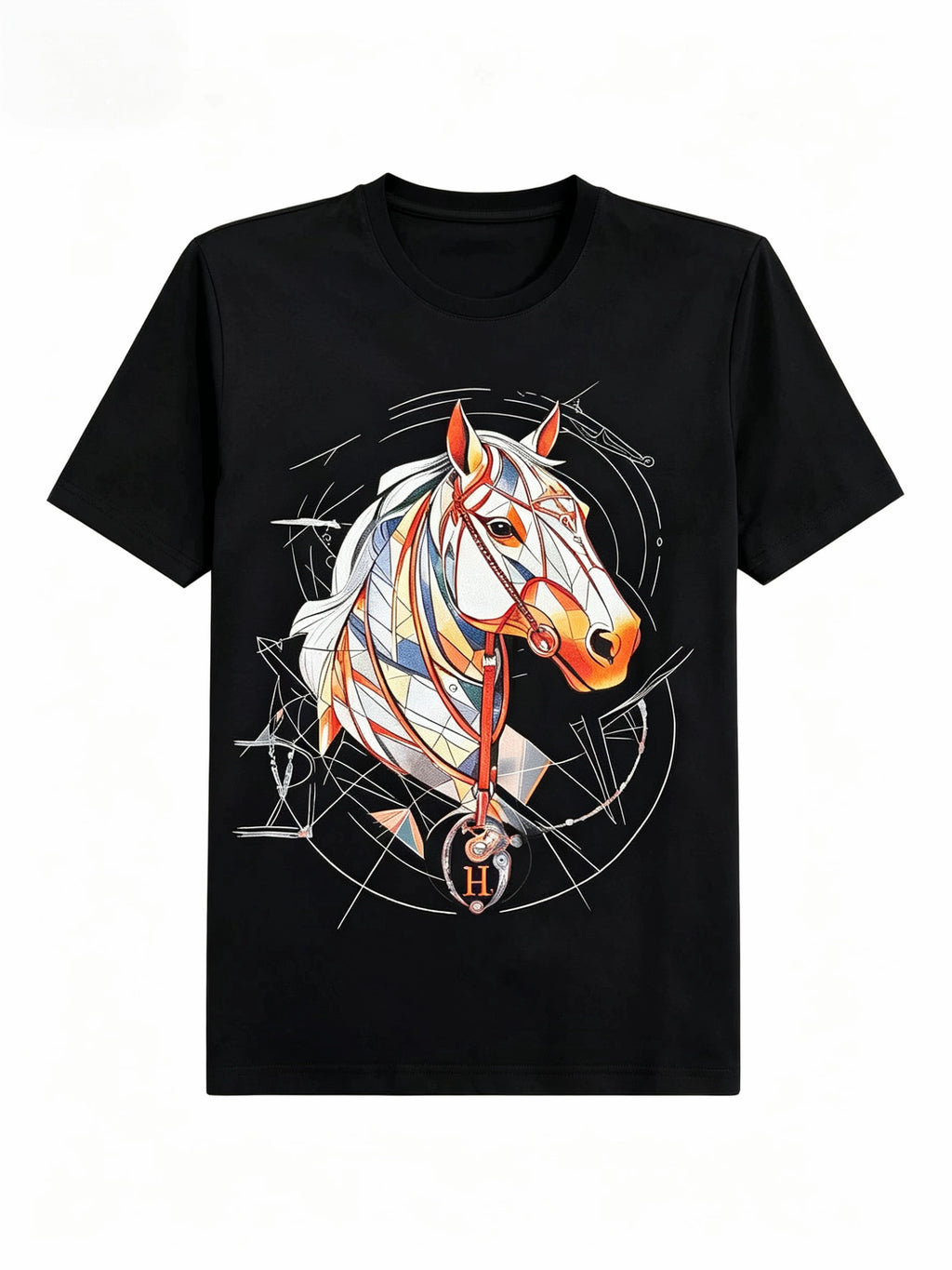HERMES Kaos Logo Seri Huruf, Unisex '"COD '"  HE - 33