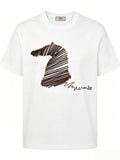 HERMES Kaos Logo Seri Huruf, Unisex '"COD '"  HE - 35