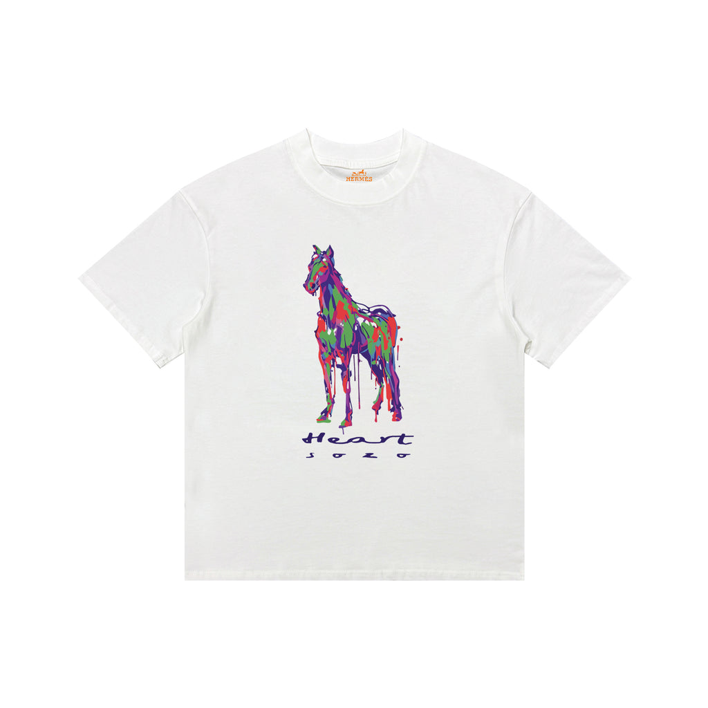 HERMES Kaos Logo Seri Huruf, Unisex '"COD '"  HE - 37