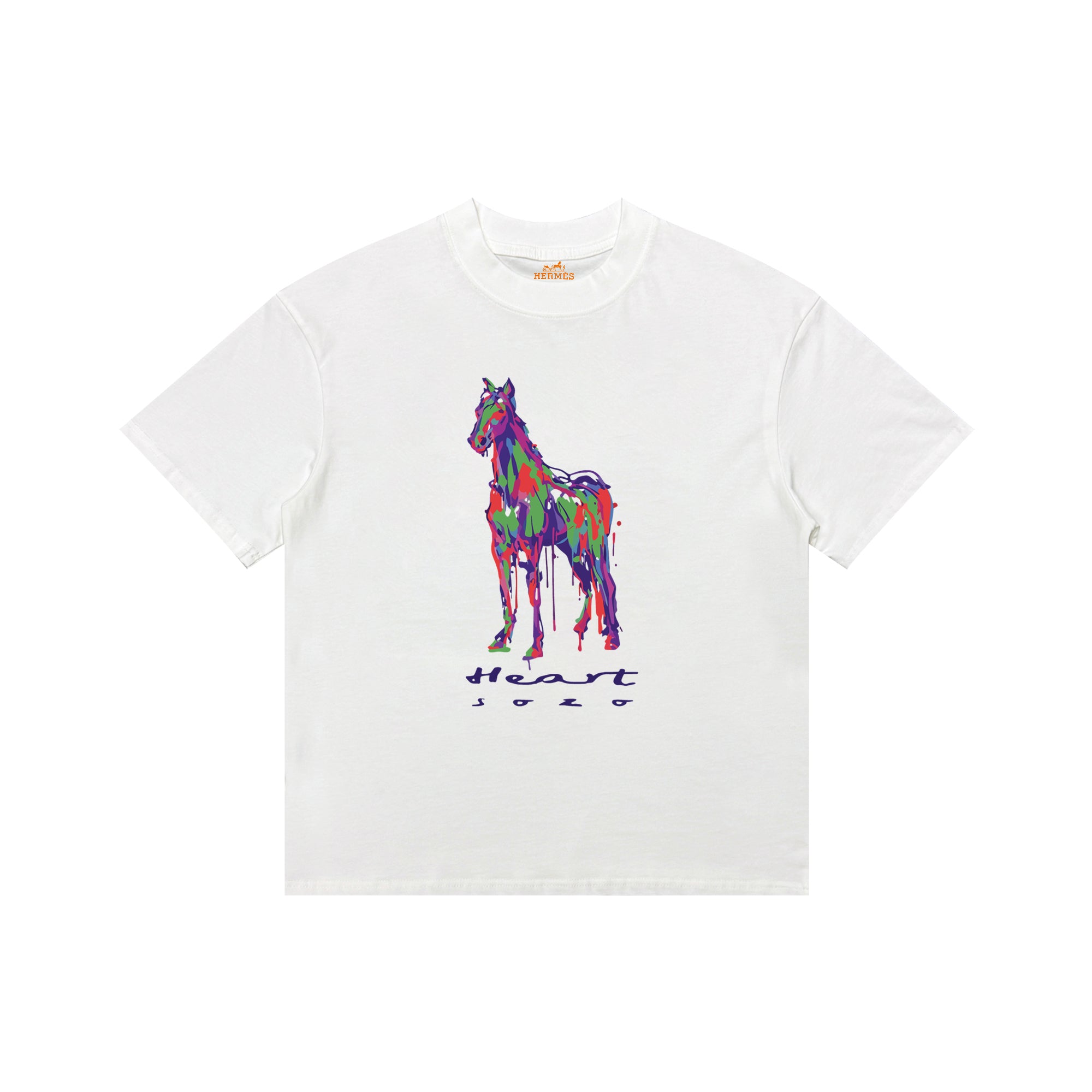 HERMES Kaos Logo Seri Huruf, Unisex '"COD '"  HE - 37