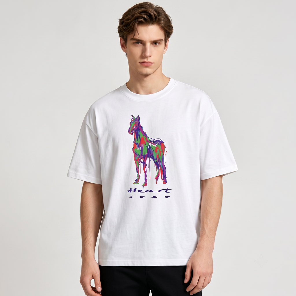 HERMES Kaos Logo Seri Huruf, Unisex '"COD '"  HE - 37