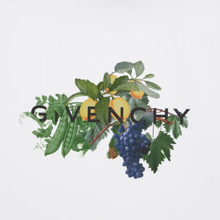 Kaos Givenchy Bermotif, Unisex -J-23