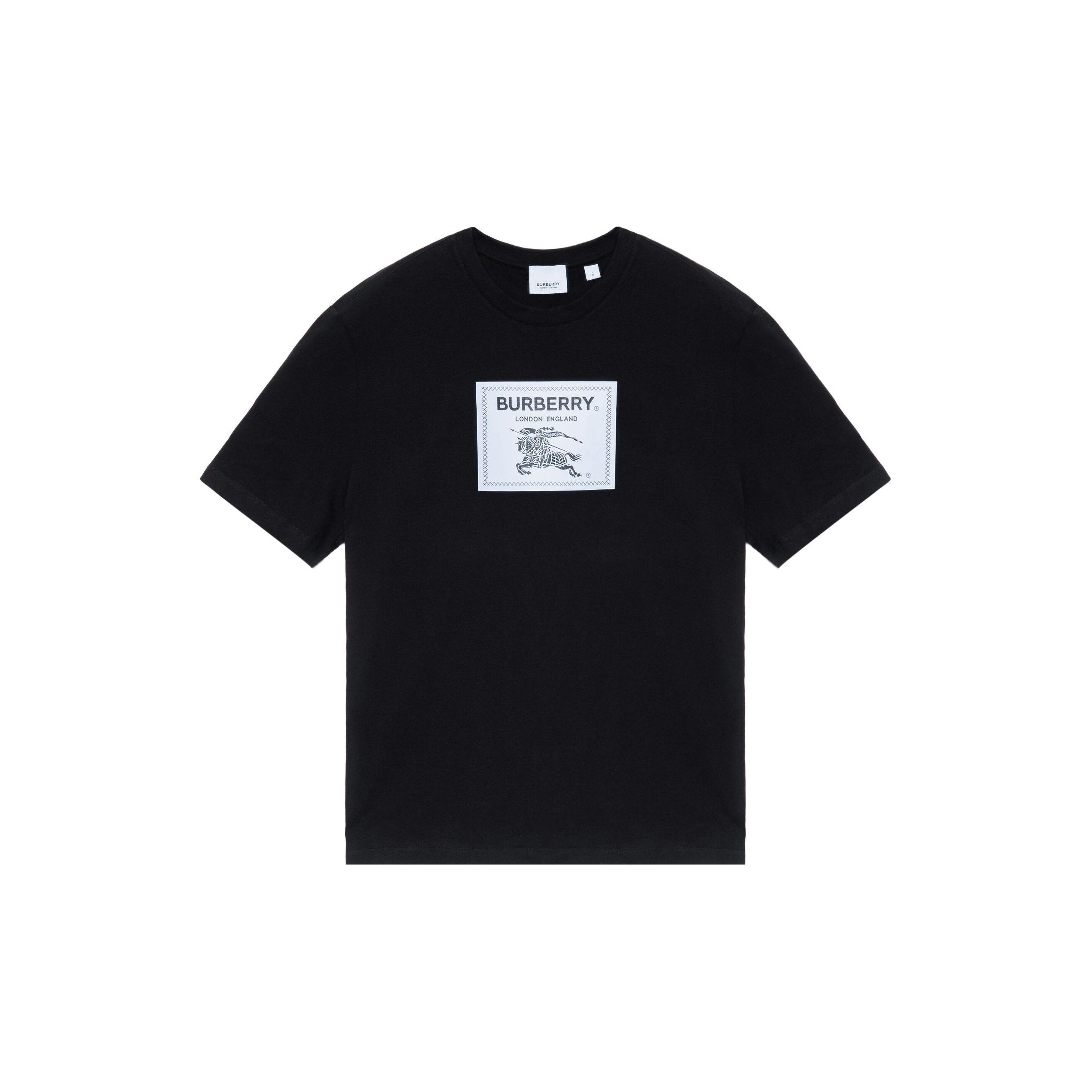 Burberry Kaos Logo Seri Huruf, Unisex, COD '"B-65