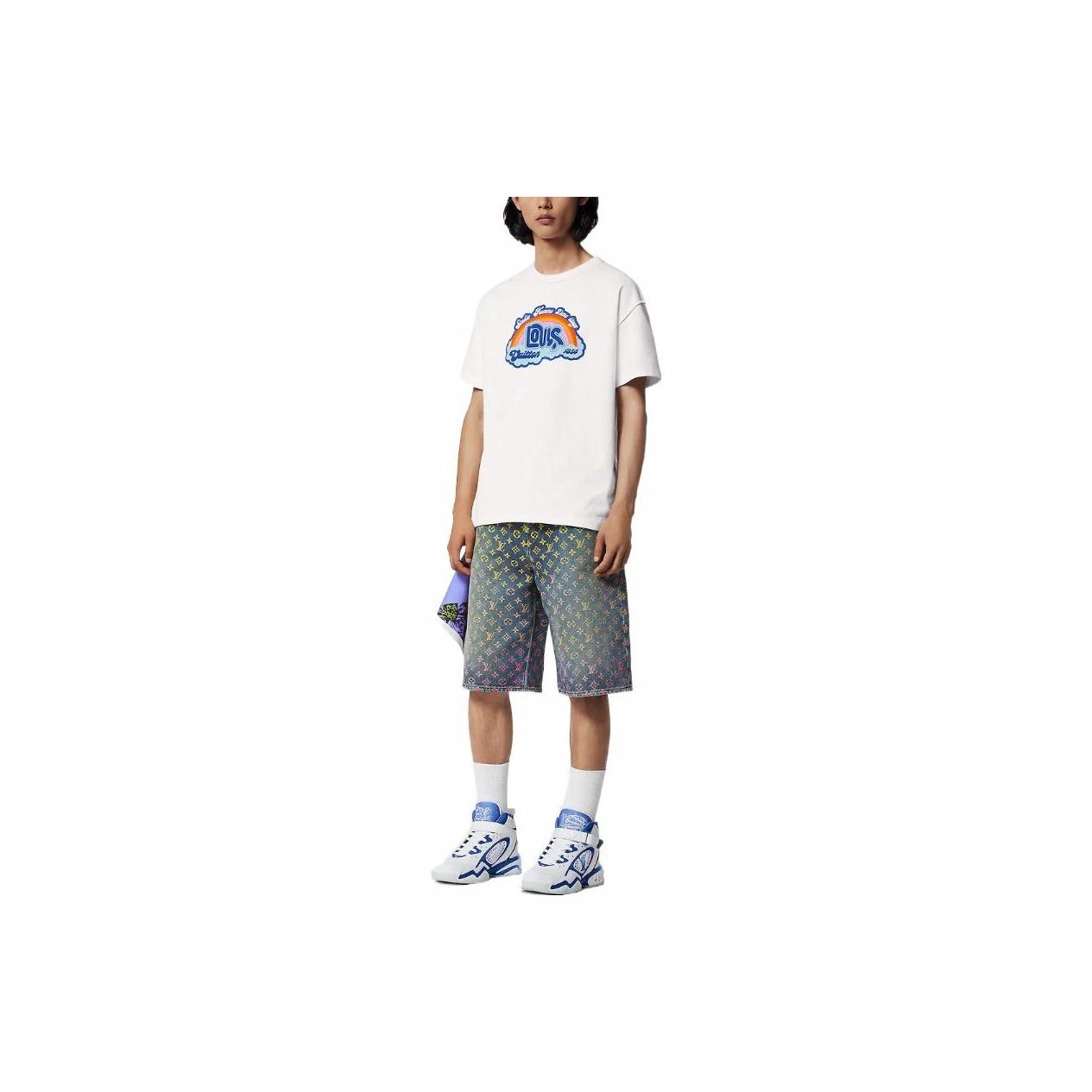 LV Kaos Logo Seri Huruf, Unisex, COD '-L-05