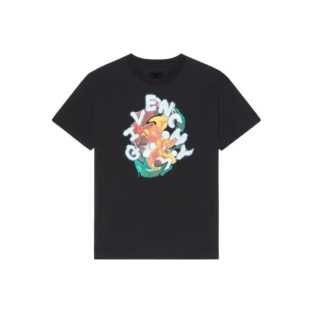 Kaos Givenchy Bermotif, Unisex -J-49