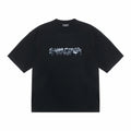 Kaos Pendek Balenciaga dengan Motif Gambar/Cetak, Cocok untuk Pria dan Wanita -BL-12