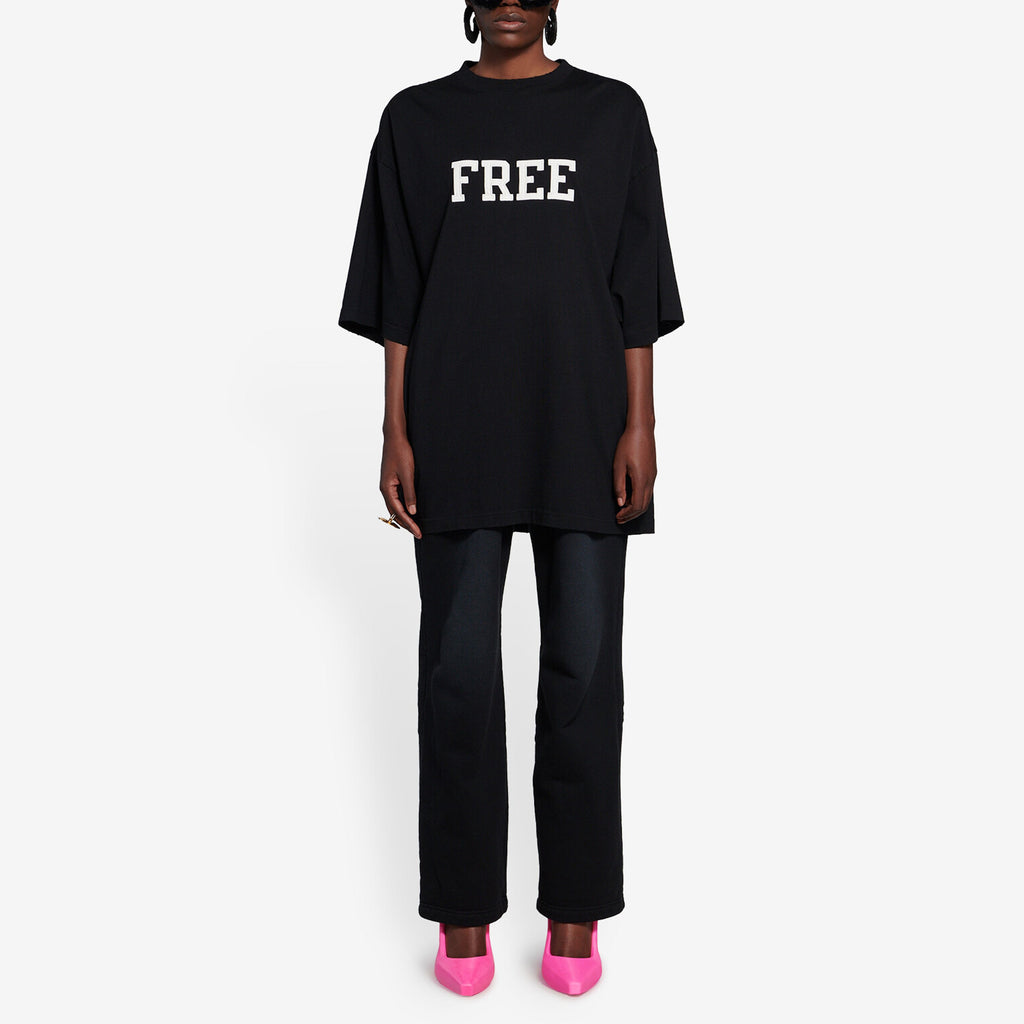 Kaos Pendek Balenciaga dengan Motif Gambar/Cetak, Cocok untuk Pria dan Wanita -BL-50