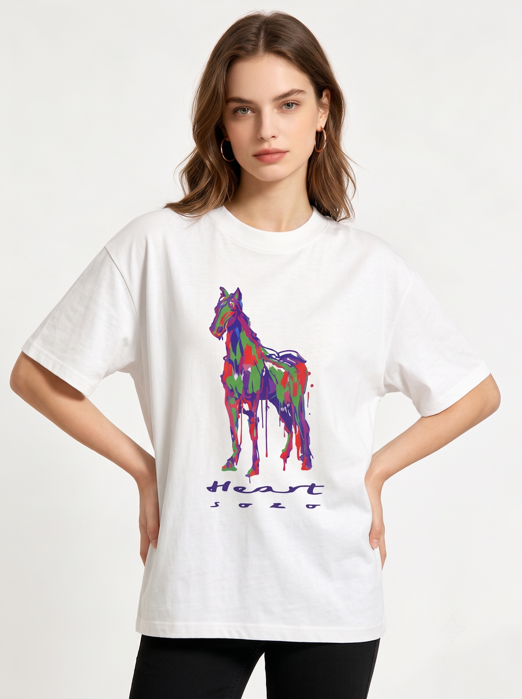 HERMES Kaos Logo Seri Huruf, Unisex '"COD '"  HE - 37