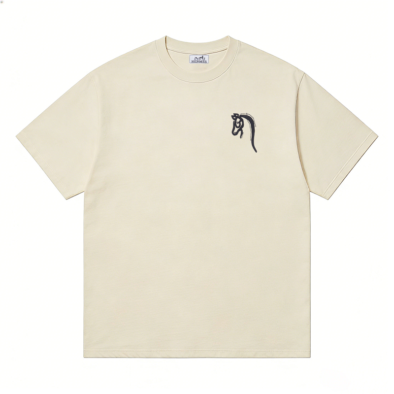 HERMES Kaos Logo Seri Huruf, Unisex '"COD '"  HE - 13